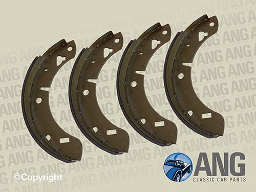 REAR BRAKE SHOE SET ; RELIANT SCIMITAR SE6A, SE6B, SE8 (1976-1986)