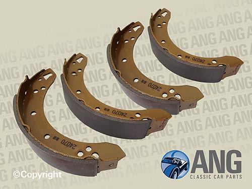 REAR BRAKE SHOES ; ALLEGRO, MAXI, VANDEN PLAS 1500
