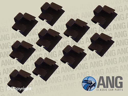 DOOR GLASS INNER SEAL FITTING CLIPS (10) ; DOLOMITE