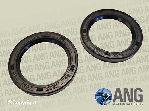 FRONT HUB OIL SEALS (2) ; TR7, TR8