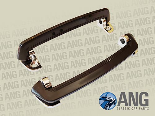 INTERIOR DOOR PULL HANDLES (PAIR) ; AUSTIN, LEYLAND MINI &#39;67-&#39;73, RILEY ELF