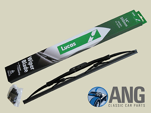 LUCAS 14" BLACK WINDSCREEN WIPER BLADE ; ESCORT MkI & II SALOON