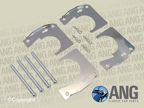 BRAKE PADS FITTING KIT (TRW) ; MARINA 1300, 1800 &#39;71-&#39;75