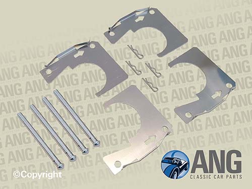 BRAKE PAD FITTING KIT ; JENSEN HEALEY