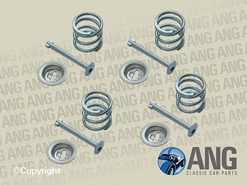REAR BRAKE SHOE RETAINING PIN KIT ; TR7 (TO VIN 402000) &#39;75-JUNE &#39;80