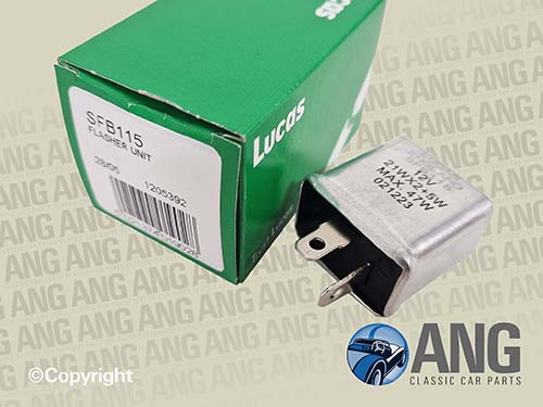 INDICATOR LAMP FLASHER RELAY (LUCAS) ; TR7, TR8