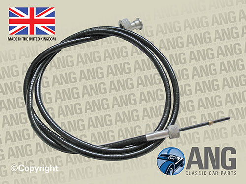 SPEEDOMETER CABLE (57") ; MGB, MGB-GT '76-'80 (RHD OVERDRIVE)