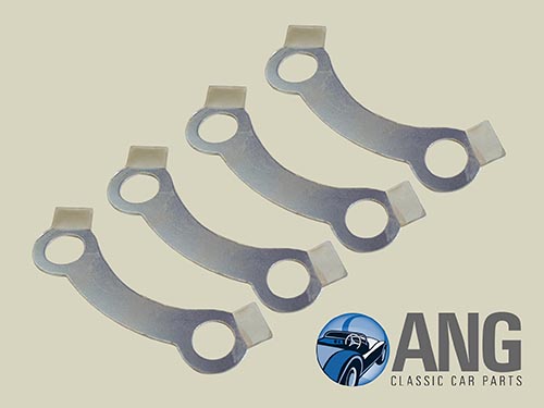 FRONT BRAKE CALIPER MOUNTING PLATE LOCK TABS x 2 ; SCIMITAR GT,GTE &#39;64-&#39;75