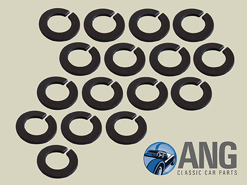 WHEEL NUT PLASTIC SPACERS x 16 ; TR6