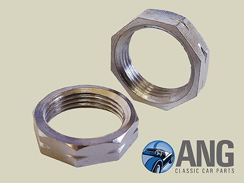 WINDSCREEN WIPER WHEEL BOX NUTS x 2 ; MGB, MGB-GT, MGB-GT V8