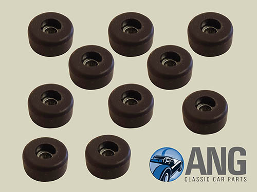 BONNET BUFFERS SET (10) ; MGA 1500, 1600 & 1600 MkII