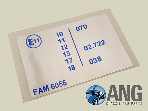 FAM6056 MGB 75&gt;