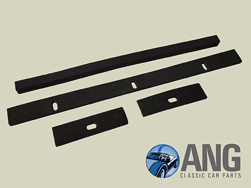 HEATER ASSEMBLY TO BULKHEAD SEALS KIT ; MGB, MGB-GT, MGB-GT V8 &gt;&#39;76