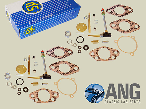 CARBURETTOR REBUILD KIT (TWIN HS2 SU) ; MIDGET & SPRITE &#39;63-&#39;74