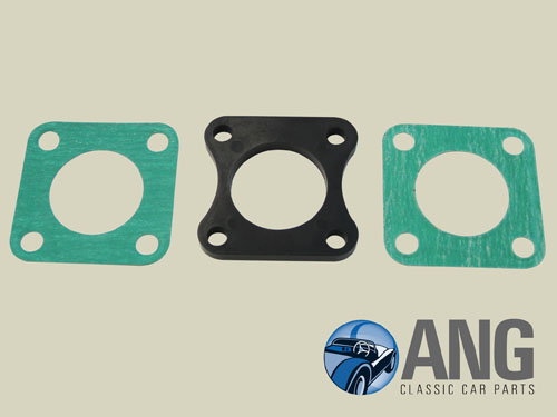 CARBURETTOR TO MANIFOLD INSULATOR & GASKETS ; TR4, TR4A