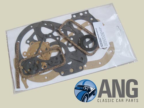 ENGINE BOTTOM END GASKET SET ; MORRIS MINOR SERIES II, MORRIS 1000 '52-'71