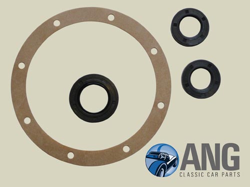 DIFFERENTIAL OIL SEALS & GASKET KIT ; TR7 4-SPEED MANUAL & AUTO
