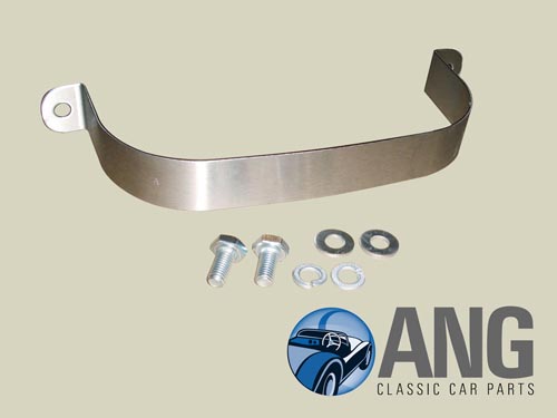 STAINLESS STEEL HEADER TANK BRACKET & FIXINGS ; TR7/TR8 &#39;78 ON