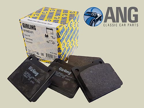 BRAKE PAD SET (GIRLING) ; VITESSE 6/1600