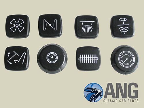 DASHBOARD CONTROL KNOB KIT ; TR5
