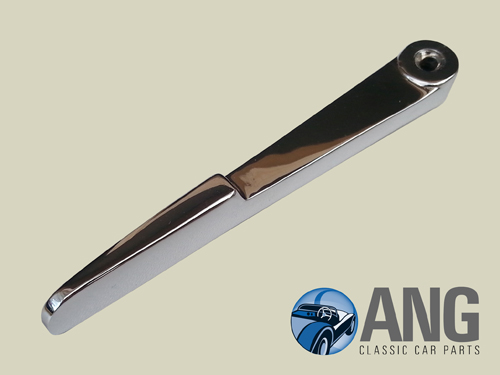 SOFT TOP, HOOD FRONT CHROME HANDLE ; TR5, TR250