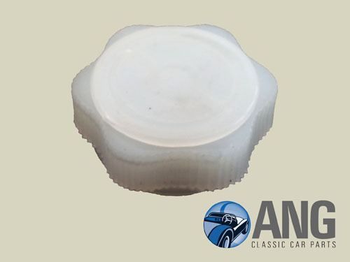 BRAKE OR CLUTCH MASTER CYLINDER PLASTIC CAP ; MGB, MGB-GT
