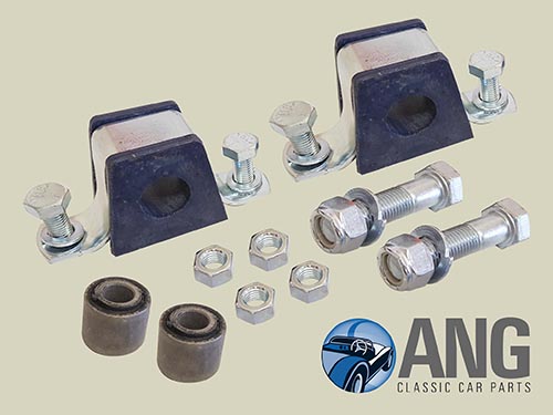 FRONT ANTI-ROLL BAR FITTING KIT, EYE BUSHES & BOLTS ; MGB, MGB-GT &#39;68-&#39;80