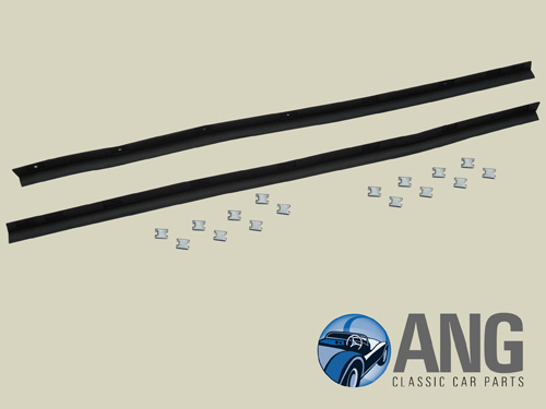 DOOR DROP GLASS OUTER RUBBER SEAL KIT ; MGB-GT, MGB-GT V8