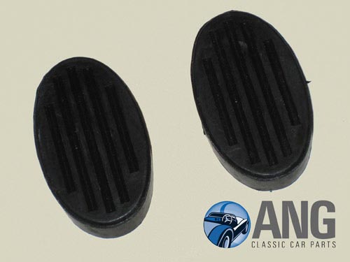 PEDAL RUBBER PADS (BRAKE & CLUTCH) ; MG TD, TF '50-'55