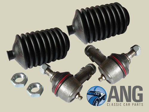 STEERING RACK GAITERS, TRACK ROD ENDS & LOCK NUTS ; MIDGET & SPRITE &gt;&#39;71