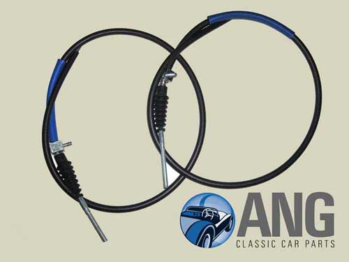 HANDBRAKE CABLES (PAIR) ; TR4A