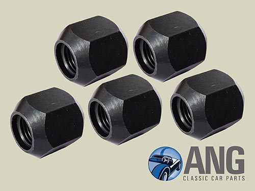 STANDARD ROAD WHEEL NUTS x 5 (FRONT OR REAR) ; SERIES I, II & (EARLY) IIA &#39;48-&#39;69