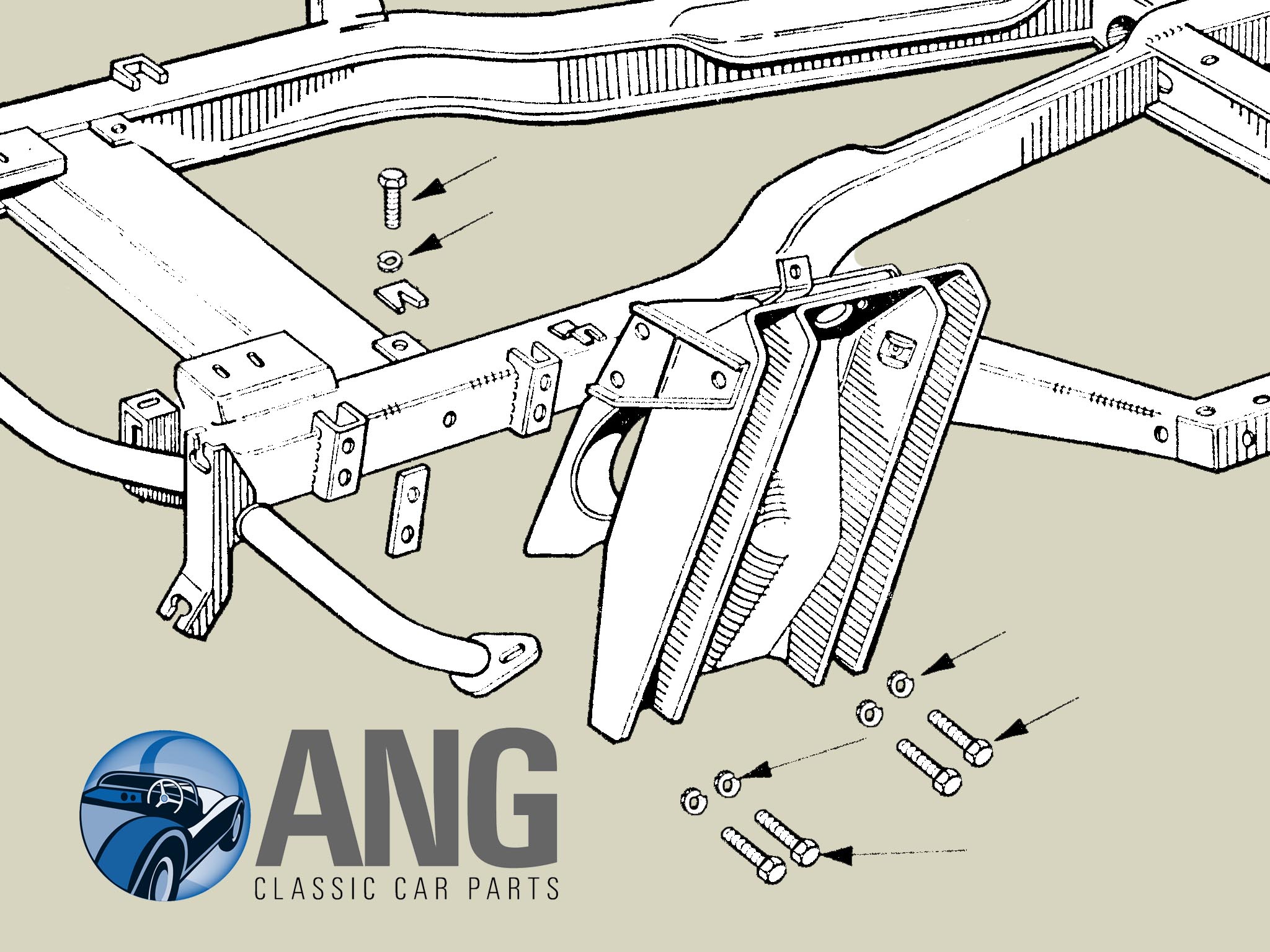 GT6 BODY TO CHASSIS//FRAME MOUNTING KIT TRIUMPH SPITFIRE
