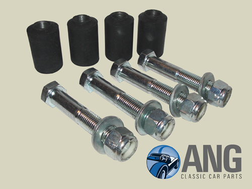 STEERING RACK MOUNTING BUSHES x 4 & BOLT KIT ; STAG MkI & II