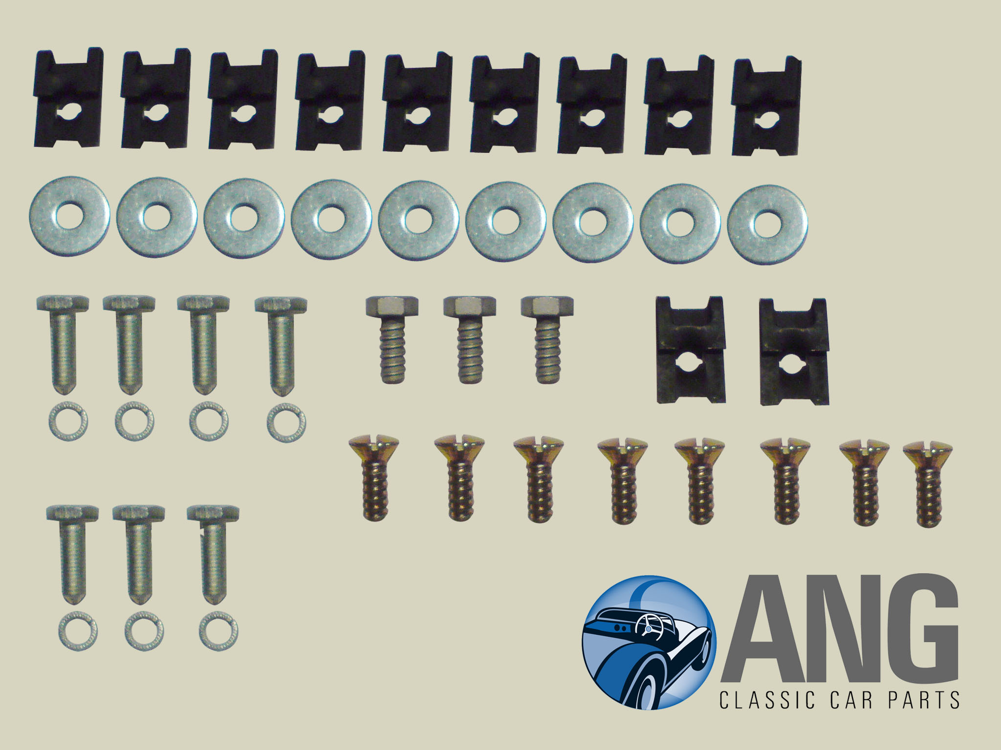 FRONT WING FITTING KIT ; TR4, TR4A