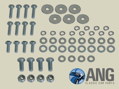 SEAT RAILS FITTING BOLT KIT ; TR4, TR4A