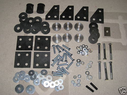 BODY TO CHASSIS MOUNTING KIT ; TR5, TR250