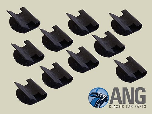 SEAT COVER EDGE TO FRAME CLIPS (10) ; 2000, 2500 & 2.5PI Mk1 & 2