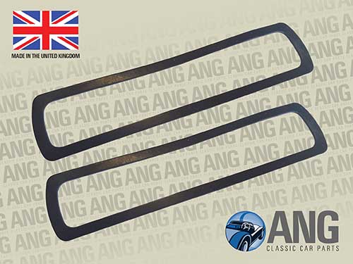 REAR WING BADGE TO BODY RUBBER SEALS (2) ; STAG MkI & II