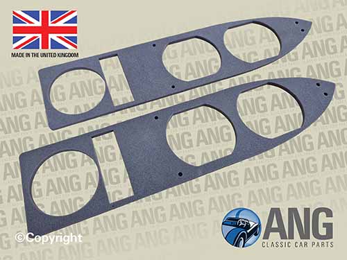 REAR LAMP LENS TO LAMP BODY GASKETS (2) ; STAG MkI & II