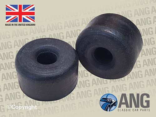 SEAT FRAME BASE RUBBER BUFFERS (2) ; TR5, TR250