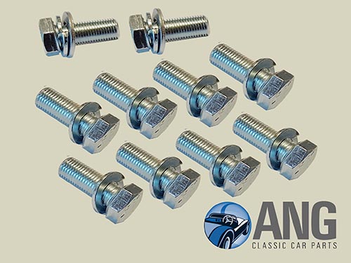 CHASSIS FRONT TURRETS FITTING BOLT KIT ; GT6 MkI, II & III
